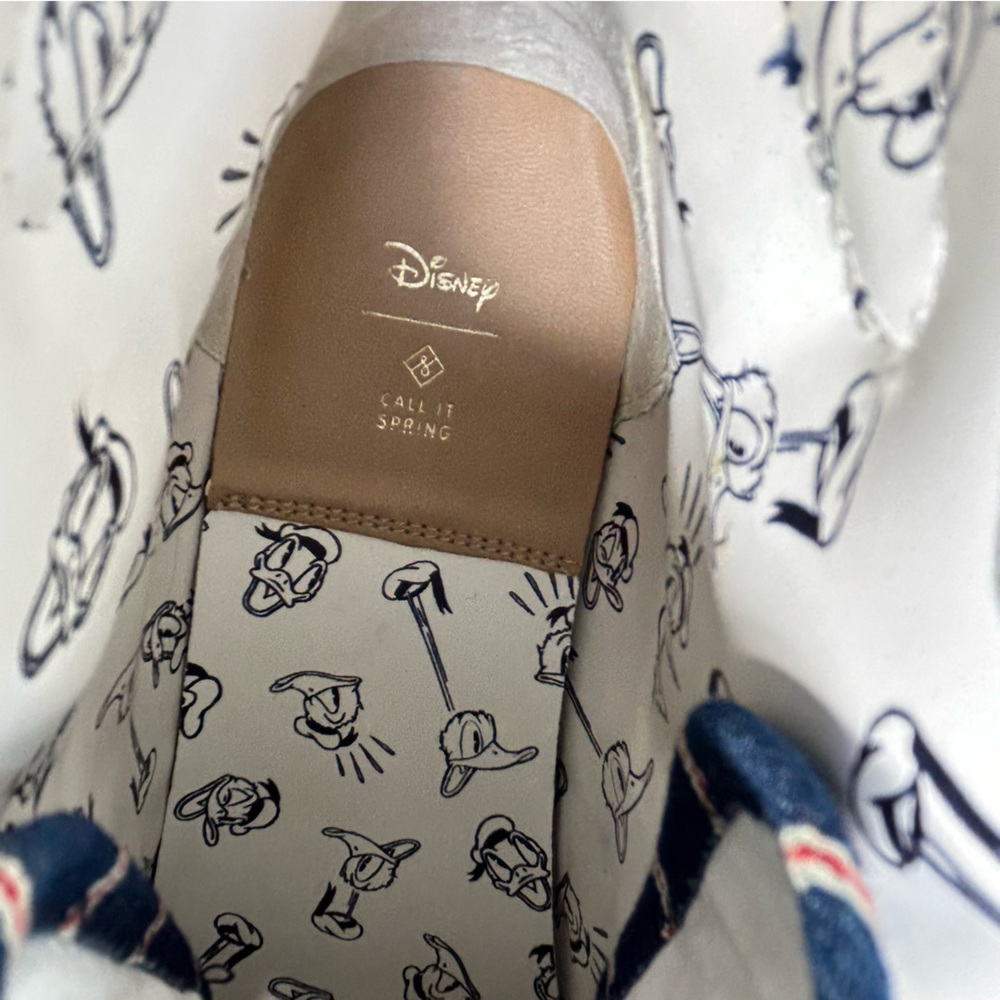 Disney Donald Duck Platform Lace Up Sneaker Shoes Call It Spring; Women’s Sz 7.5 - Picture 15 of 16